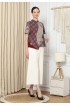 Lyne Halim Blouse Batik Dobby Janggan– Atasan Wanita Formal Modern, BLO-3430
